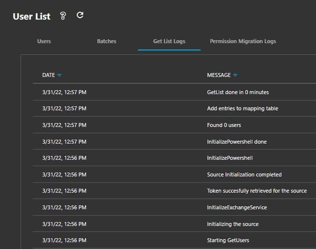 Mapping Table in Cloudiway platform