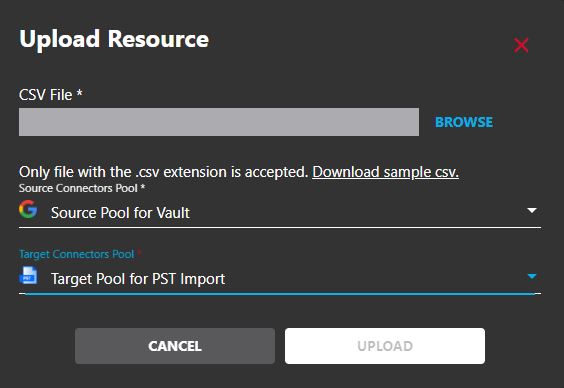 Cloudiway Archive Import