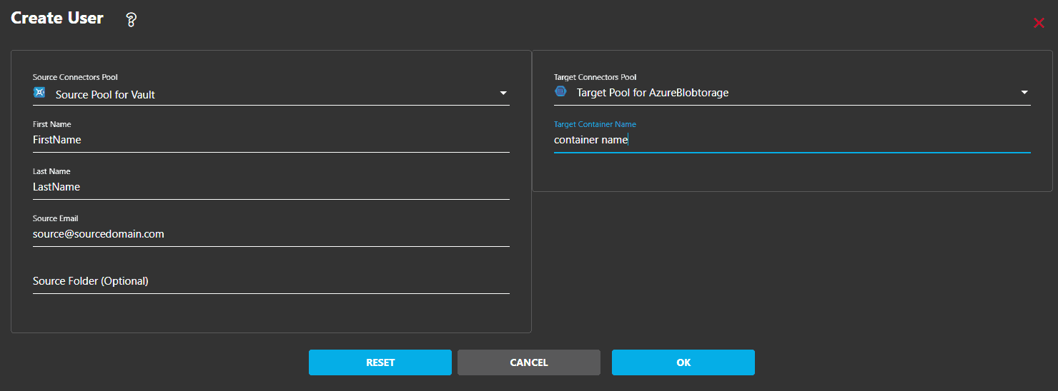 Single User creation