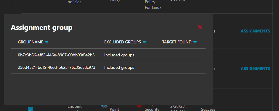 Intune Assignment Group