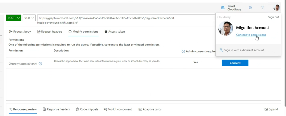 Graph API Explorer