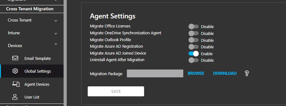 Migration Package
