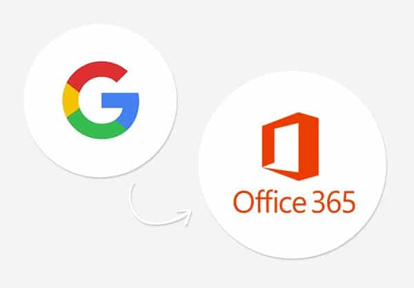 Google Suite to Office 365 migration