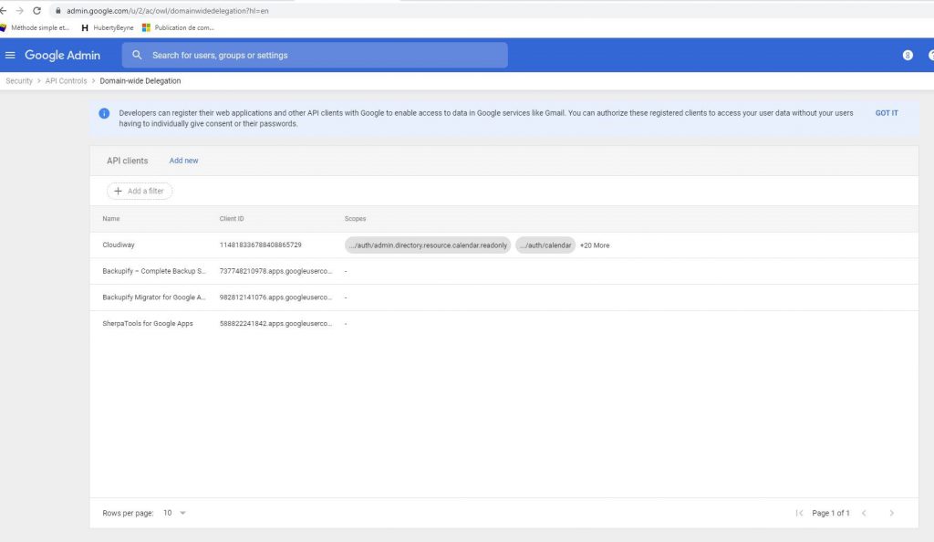 Google Admin API