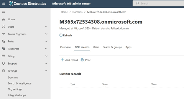 Microsoft 365 Admin Center